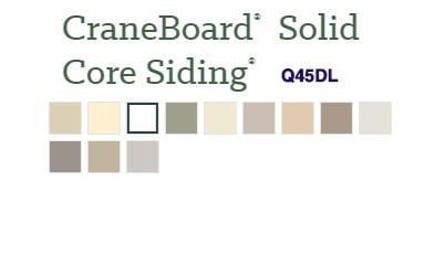 CraneBoard Solid Core Vinyl Siding Colors